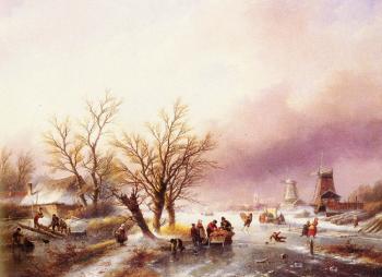 敭 雅各佈 柯恩拉德 施普勒 A Winter Landscape 敭 雅各佈 柯恩拉德 施普勒 A Winter Landscape